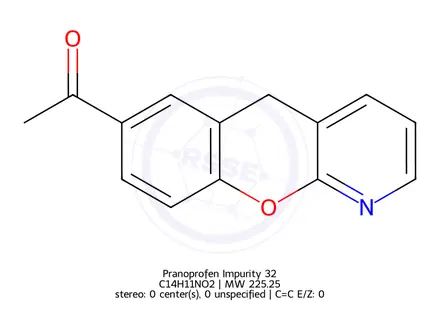 Chemical structure of Pranoprofen Impurity 32