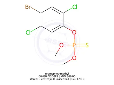 Chemical structure of Bromophos-methyl