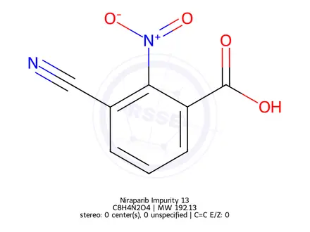 Chemical structure of Niraparib Impurity 13