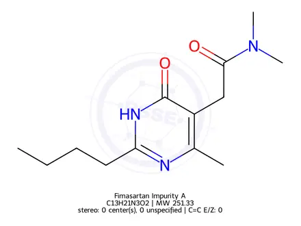 Chemical structure of Fimasartan Impurity A