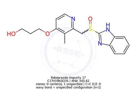 Chemical structure of Rabeprazole Impurity 17