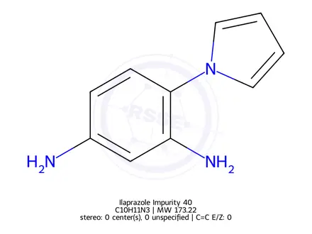 Chemical structure of Ilaprazole Impurity 40