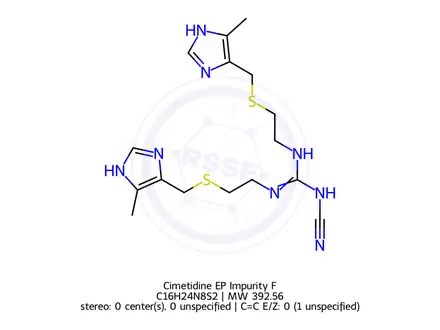 Chemical structure of Cimetidine EP Impurity F