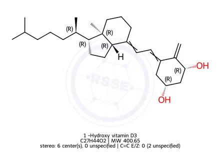 Chemical structure of Alfacalcidol EP Impurity B