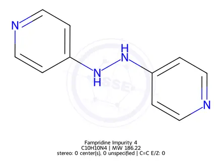 Chemical structure of 1,2-Bis(4-pyridyl)hydrazine