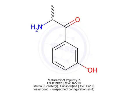 Chemical structure of Metaraminol Impurity 7