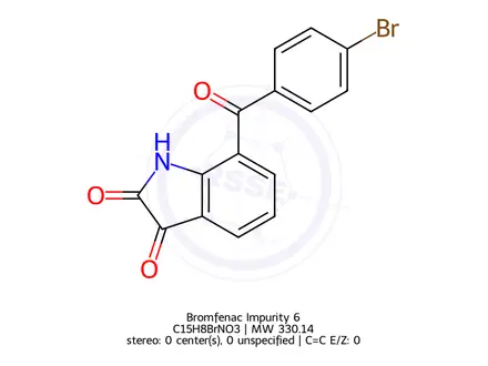 Chemical structure of Bromfenac Impurity 3