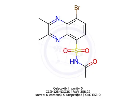 Chemical structure of Celecoxib Impurity 5
