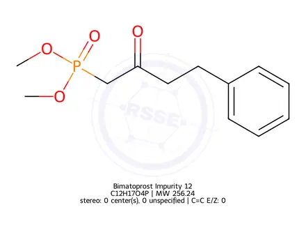 Chemical structure of Bimatoprost Impurity 12