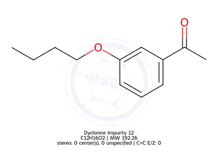 Chemical structure of Dyclonine Impurity 12