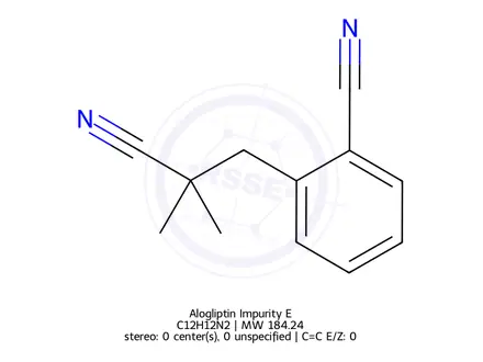 Chemical structure of Alogliptin Impurity E