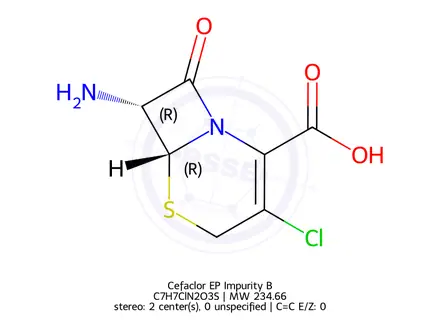 Chemical structure of Cefaclor EP Impurity B