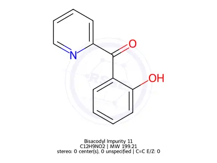 Chemical structure of Bisacodyl Impurity 11