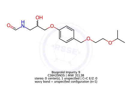 Chemical structure of Bisoprolol Impurity 9