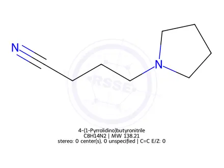 Chemical structure of 4-(1-Pyrrolidino)butyronitrile