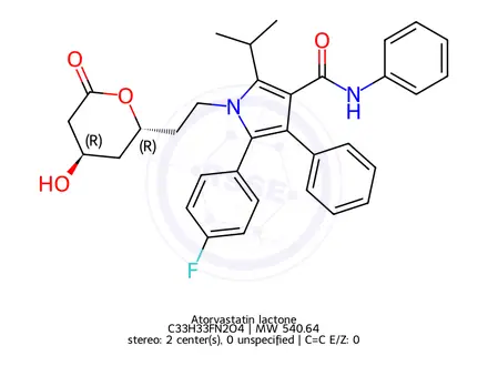 Chemical structure of Atorvastatin EP Impurity H