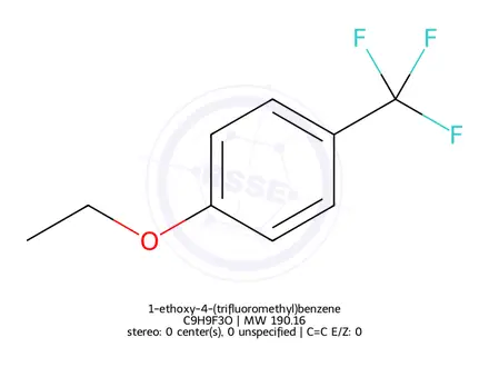 Chemical structure of 1-ethoxy-4-(trifluoromethyl)benzene