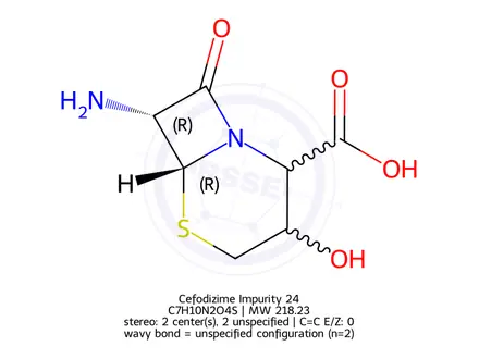 Chemical structure of Cefodizime Impurity 24
