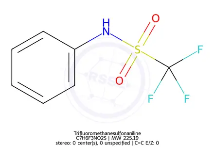 Chemical structure of Trifluoromethanesulfonaniline