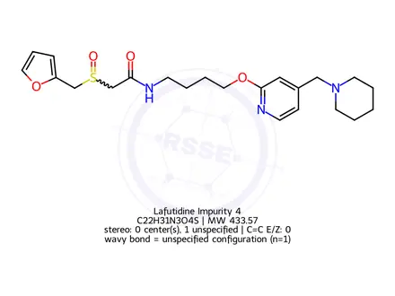 Chemical structure of Lafutidine Impurity 4