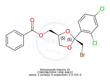 Chemical structure of Ketoconazole Impurity 41