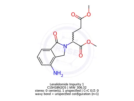 Chemical structure of Lenalidomide Impurity 1