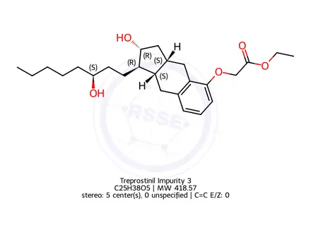 Chemical structure of Treprostinil Impurity 3