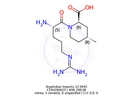 Chemical structure of Argatroban impurity 42