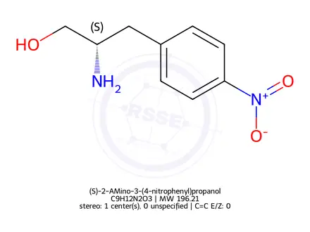 Chemical structure of (S)-2-AMino-3-(4-nitrophenyl)propanol
