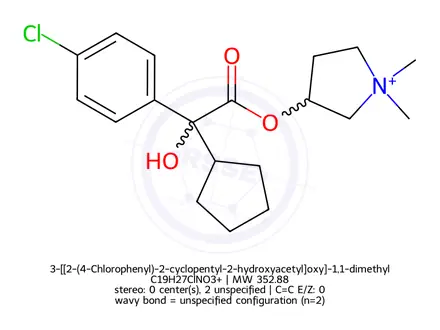 Chemical structure of Glycopyrrolate Impurity 7