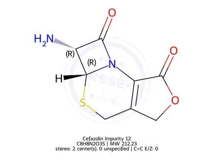 Chemical structure of Cefazolin Impurity 12