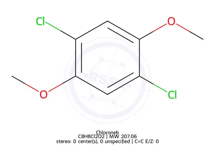 Chemical structure of Chloroneb