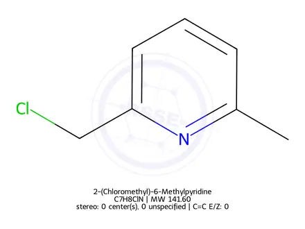 Chemical structure of 2-(Chloromethyl)-6-Methylpyridine