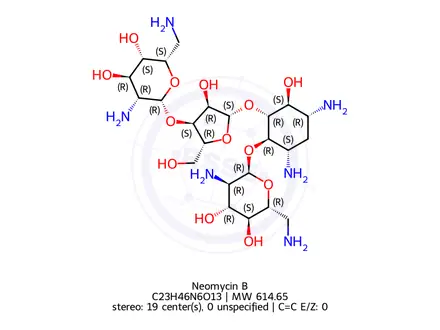 Chemical structure of Neomycin B