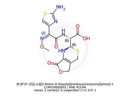 Chemical structure of Cefodizime Impurity 13