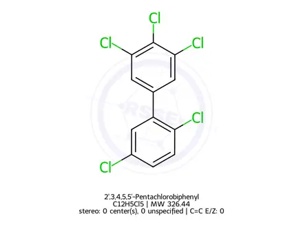 Chemical structure of 2',3,4,5,5'-Pentachlorobiphenyl