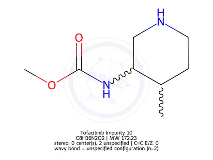 Chemical structure of Tofacitinib Impurity 10
