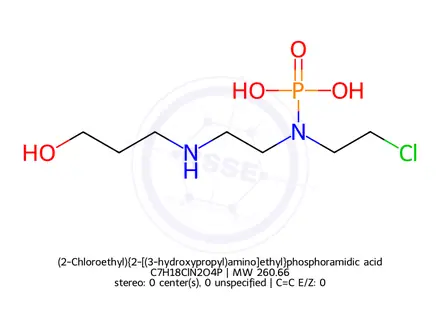Chemical structure of Cyclophosphamide Impurity 22