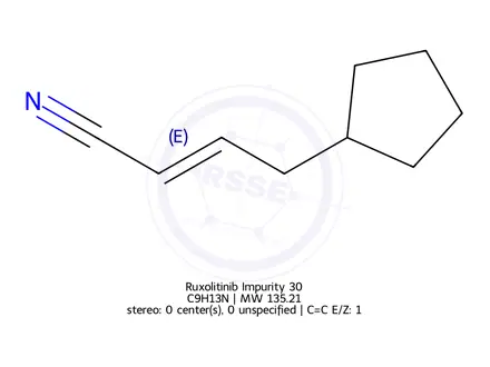 Chemical structure of Ruxolitinib Impurity 30