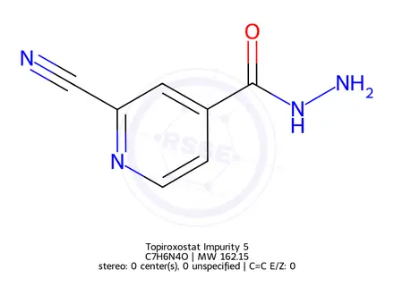 Chemical structure of Topiroxostat Impurity 5
