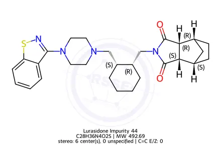 Chemical structure of Lurasidone Impurity 44