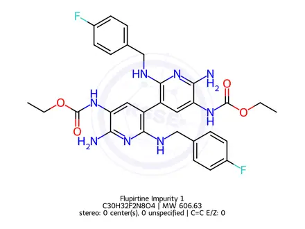 Chemical structure of Flupirtine Impurity 1