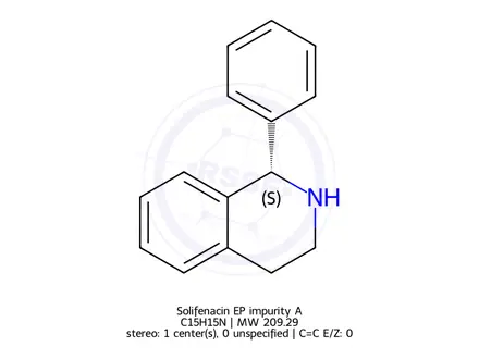 Chemical structure of Solifenacin EP impurity A