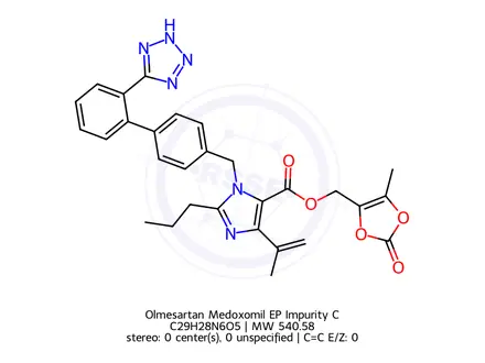 Chemical structure of Olmesartan Medoxomil EP Impurity C
