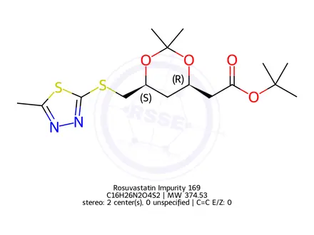 Chemical structure of Rosuvastatin Impurity 169