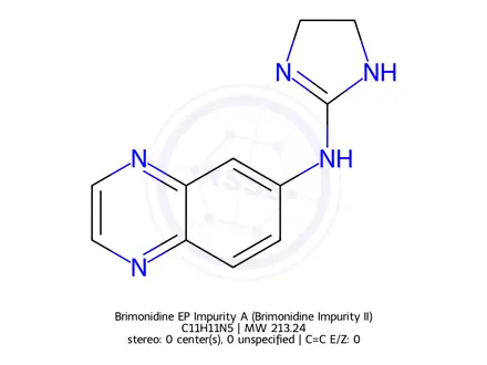 Chemical structure of Brimonidine EP Impurity A
