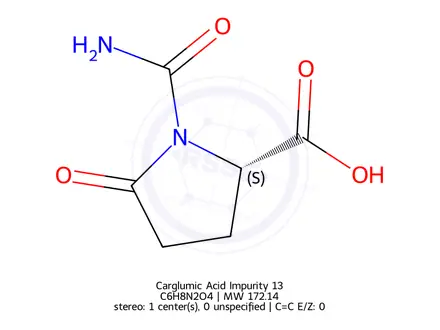 Chemical structure of Carglumic Acid Impurity 13
