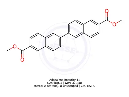 Chemical structure of Adapalene Impurity 11