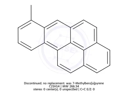 Chemical structure of 7-Methylbenz[a]pyrene