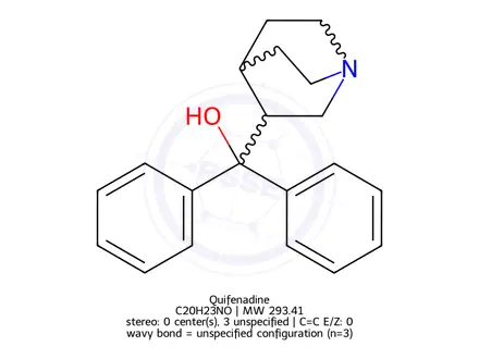 Chemical structure of Quifenadine Hydrochloride